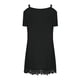thumbnail image 5 of Puntoco Vestido De Manga Corta Con Cuello En V, Vestido De Fiesta Estampado Sexy Con Cuello En V Y Manga Corta Para Mujer Negro M, 5 of 5