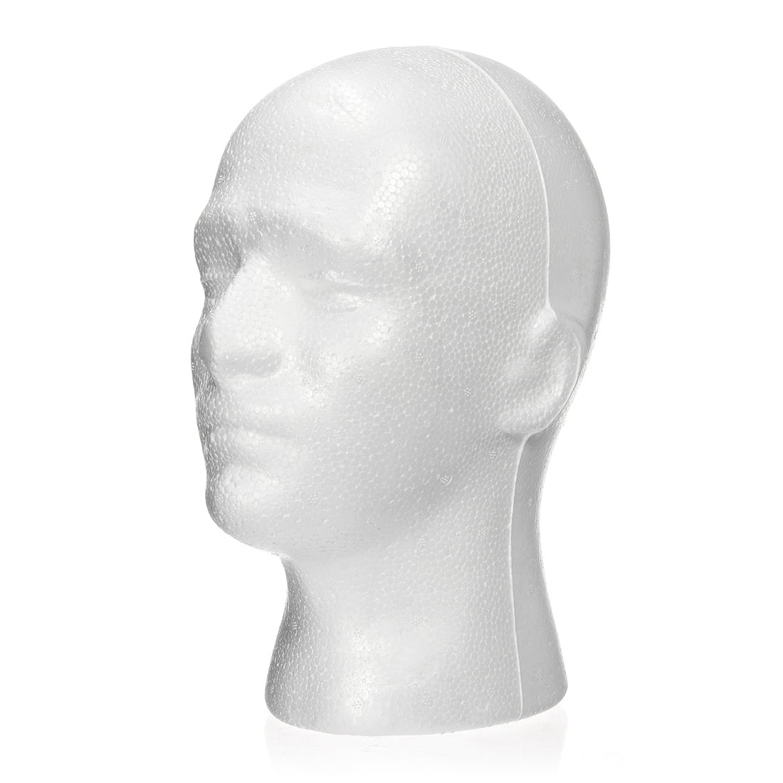 Male Mannequin Styrofoam Foam Manikin Head Model Wig Glasses Hat Cap Display GIL 