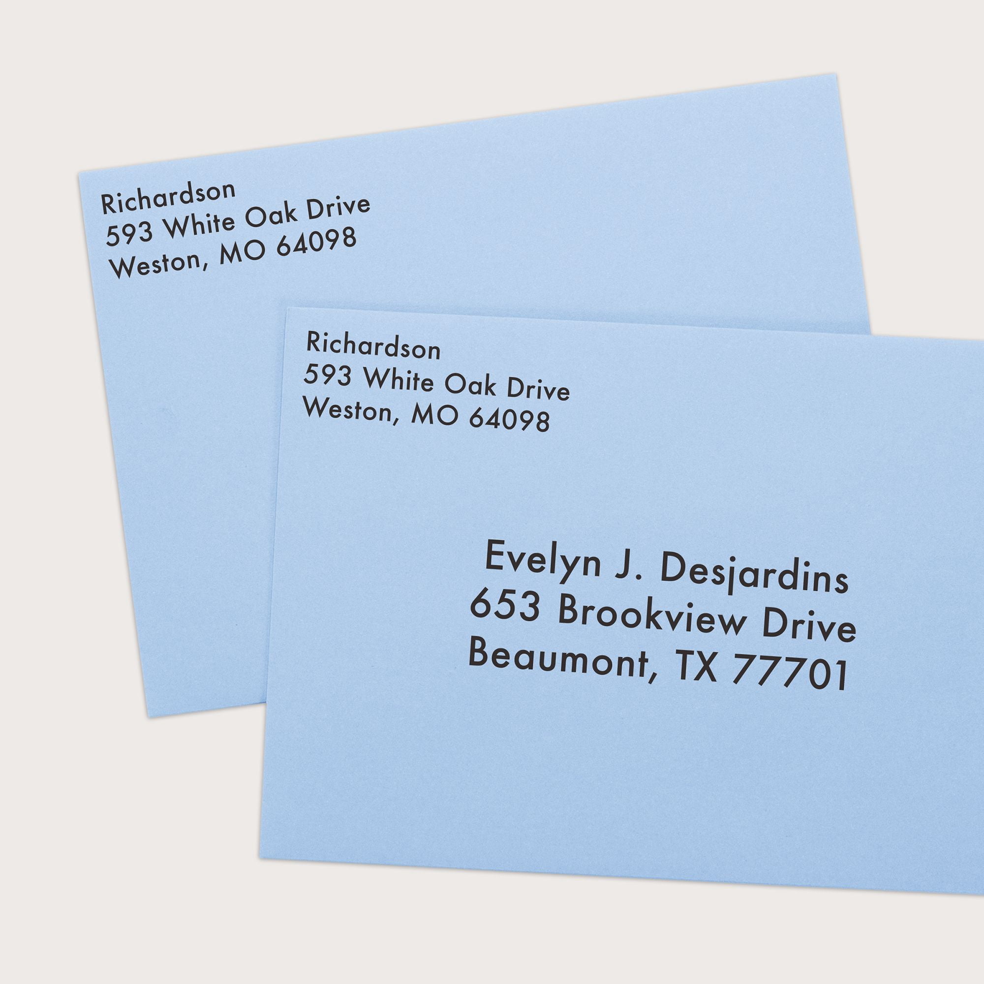 LUXPaper A7 Invitation Envelopes, 5 1/4 x 7 1/4, Baby Blue, 1000/Pack