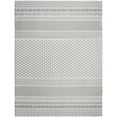 thumbnail image 2 of SAFAVIEH Cedar Brook Brigham Geometric Cotton Area Rug, Grey/Ivory, 8' x 10', 2 of 7