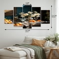 thumbnail image 4 of Designart "Serene Still Life with Floral Elements II" Floral Metal Wall Décor Set, 4 of 5
