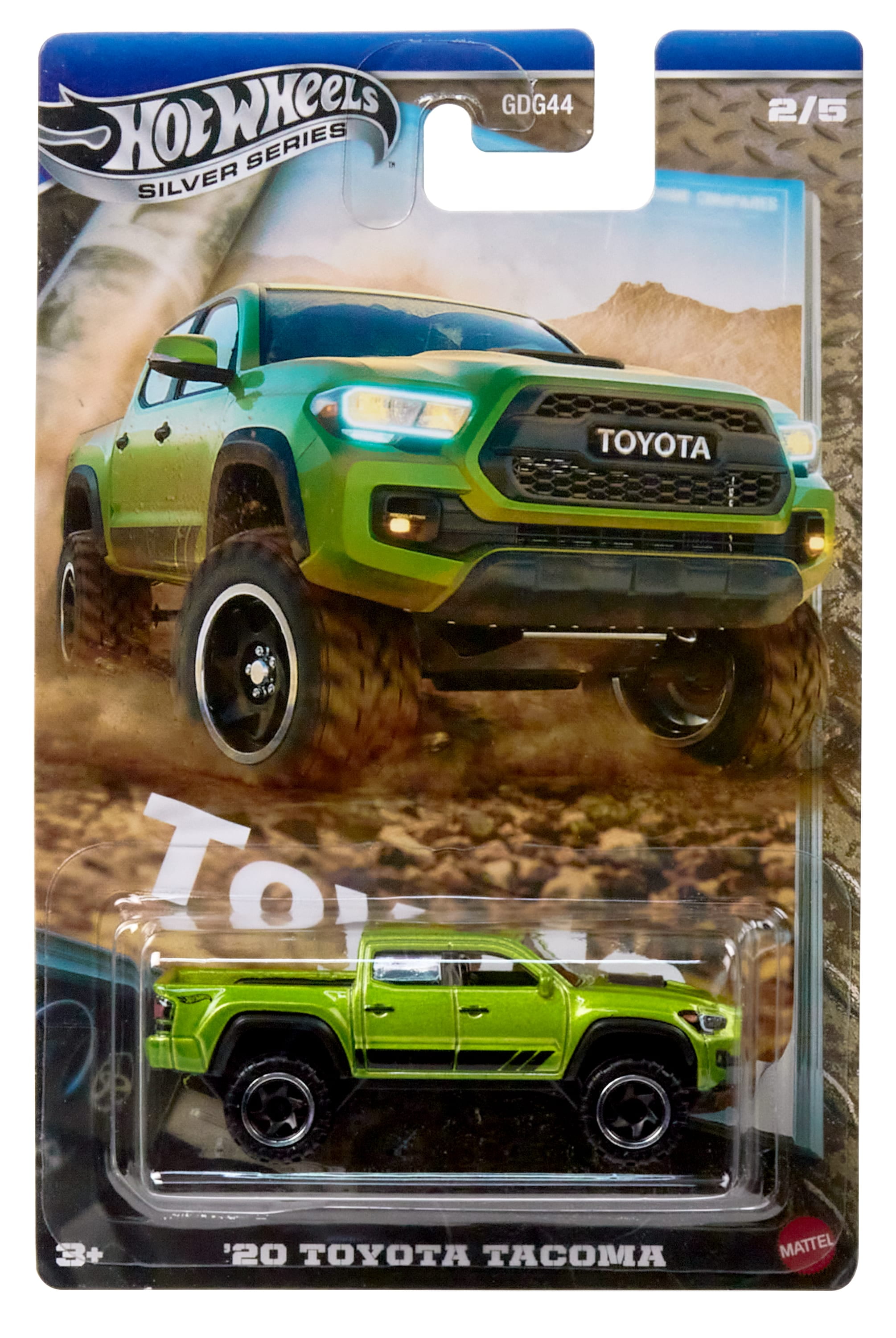 Hot Wheels Toyota Tacoma Truck, Die-Cast 1:64 Scale Toy Toyota Truck for Play or Display