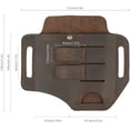 thumbnail image 6 of VIPERADE PJ13 Leather Multitool Sheath for Belt, Leather EDC Belt Organizer for Multitools, Flashlight, Pen, Leather Sheath for Belt, Multitool and Flashlight Holster, 6 of 6