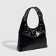 thumbnail image 3 of Bolso Hobo Slouchy Hombro Con Ojales PU para Mujer Al Aire Libre (), 3 of 9