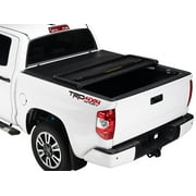 Gator SFX Soft Tri-Fold Tonneau Cover Compatible with Nissan Titan 2017-2021 5 1/2 Ft Bed-Includes Clamp Kit For Bed Rail System