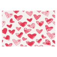 thumbnail image 6 of Hvmvliv Valentine's Day Heart-Shaped Placemat with Linen Material - Heat-Resistant Table Cover for Dining Room, Kitchen, and Party Decor Red, 6 of 6
