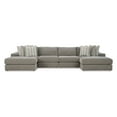 thumbnail image 2 of Avaliyah Ash Gray Chenille 3pc RAF Chaise Sectional, 2 of 11