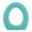 Green, variant on KIHOUT Household Toilet Seat Cushion Toilet Seat Ring Adhesive Foam High Foam Toilet Seat, Gel Toilet Seat Cushion Portable and Washable Toilet Seat Cover Universal with Self-Adesive Design