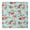 Pioneer Flower Floral-1, variant on Pioneer Flower Floral Print Pattern Square Fitted Tablecloth with Elastic Edge,Square Table Cover,Washable Elastic Table Cover for Home Kitchen Party Decor 34"x34"