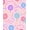 Pink, Pattern 3, variant on ODIKA 4'x6' Machine Washable Non-Slip Area Rug, Enchanted Garden Featuring Whimsical Mushroom Meadow Motif High Traffic Rug, Red, 499111