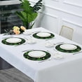 thumbnail image 6 of GZHJMY Tropical Palm Leaves Round Placemats, Durable Non-Slip Table Mat Heat and Stain Resistant Placemat for Kitchen Table Outdoor BBQ Activities, 4PCS, 6 of 6