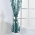 thumbnail image 4 of Polyester Floral Pattern Window Curtain Shade Blackout Bedroom Living Room (Green), 4 of 14