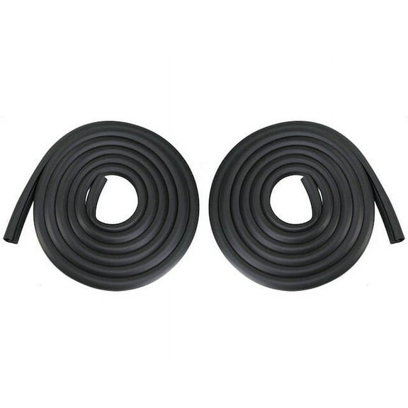 Front Door Seal Set 2 Piece Set - Compatible with 1975 - 1979 Ford F-150 1976 1977 1978