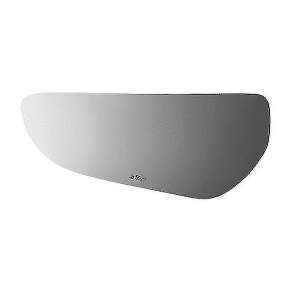 Lower Convex Driver Side Replacement Mirror Glass for Ford Transit Connect 2014-2022 W/O Baking Plate