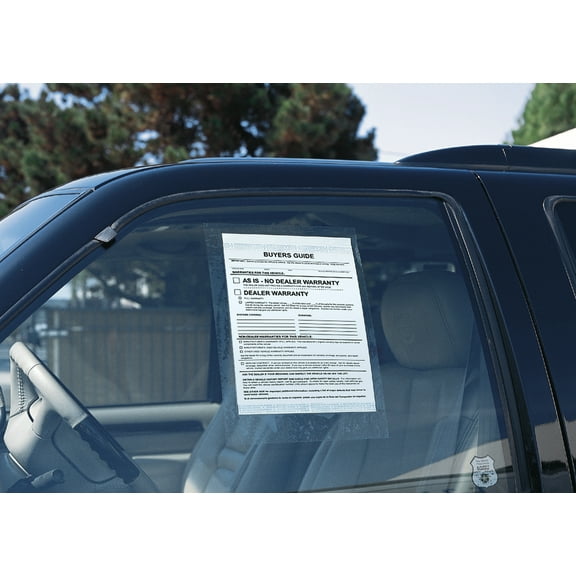 Clear Buyers Guide Cover - 10"W x 14"H - Pack of 100