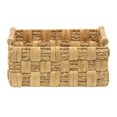 thumbnail image 2 of Zenna Home Panier de rangement tissé jacinthe d'eau et feuilles naturelles, 2 of 8
