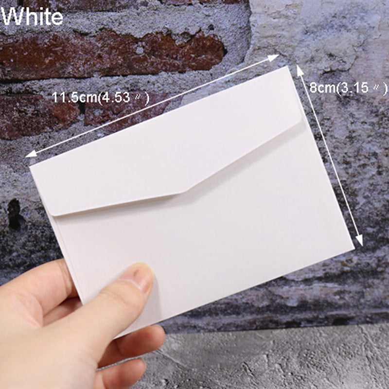 10×Small Paper Envelope Greeting Card Postcard Wedding Party Invitation 11.5x8cm