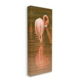 thumbnail image 3 of Stupell Industries Flamingo Preening Water Reflection Animals & Insects Painting Gallery Wrapped Canvas Print Wall Art, 3 of 5