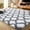 White/Black, variant on Homore Geometric Area Rugs for Bedroom Living Room Decor 4'x 6' White/Black