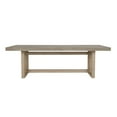 thumbnail image 6 of Pemberly Row 94" Transitional Pine Solid Wood Dining Table in Natural Brown, 6 of 6