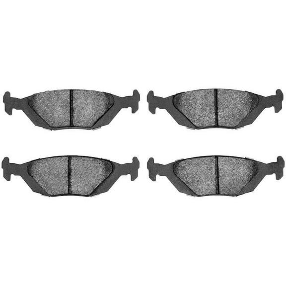Rear Brake Pad Set - Compatible with 1987 - 1993 Saab 900 1988 1989 1990 1991 1992