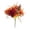 D001- Style A, variant on Faux Fall Flowers Bouquet, Fall Centerpiece, Indoor Fall Decor, Floral Decorations, 16 Inch Artificial Dahlia Orange Peony Stems for Thanksgiving Vase Insert and Scenario