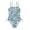 3 Light Blue, variant on Krdevn Square Neck One Piece Swimsuit Ditsy Floral Print Summer Beach UPF 50 Bathing Suit (Big Girls),17-18 Years