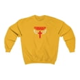 thumbnail image 5 of God Will Give His Angels Charge Over You Men’s Unisex Heavy Blend™ Crewneck Sweatshirt, 5 of 11