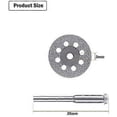 thumbnail image 2 of 10x Mini Diamond Cutter Disc Wheel Saw Blade Kit For Rotary Tool, for cutting, sawing, cutting, grinding ect(22mm), 2 of 5