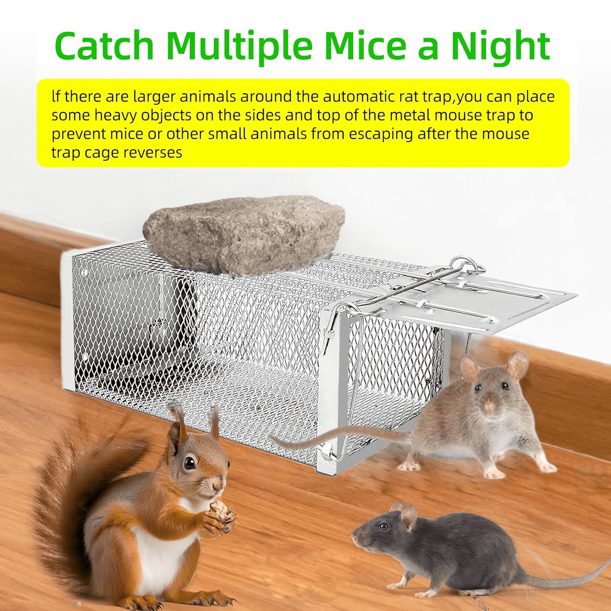 Animal Traps - Humane Rodent Cage , Groundhog, Squirrel