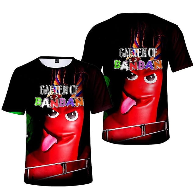 T-shirts Imprimés à Manches Courtes et Col Rond Garden Of Banban pour Enfants Garçons Filles de 5 à 9 Ans Cadeaux