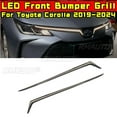 thumbnail image 3 of Car Bumper LED Grill Racing Grills Grille Body Kit Front Bumper Grill Racing Grills For Toyota Corolla 2019-2024 Exterior Part, 3 of 6