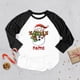 thumbnail image 5 of Camiseta personalizada de ciervo y muñeco de nieve para niños, nombre personalizado, ropa de Navidad para niños, camisetas de raglán, atuendos de fiesta para niñas, camisas para niños, 5 of 5