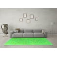 thumbnail image 3 of Ahgly Company Indoor Round Oriental Green Industrial Area Rugs, 7' Round, 3 of 4