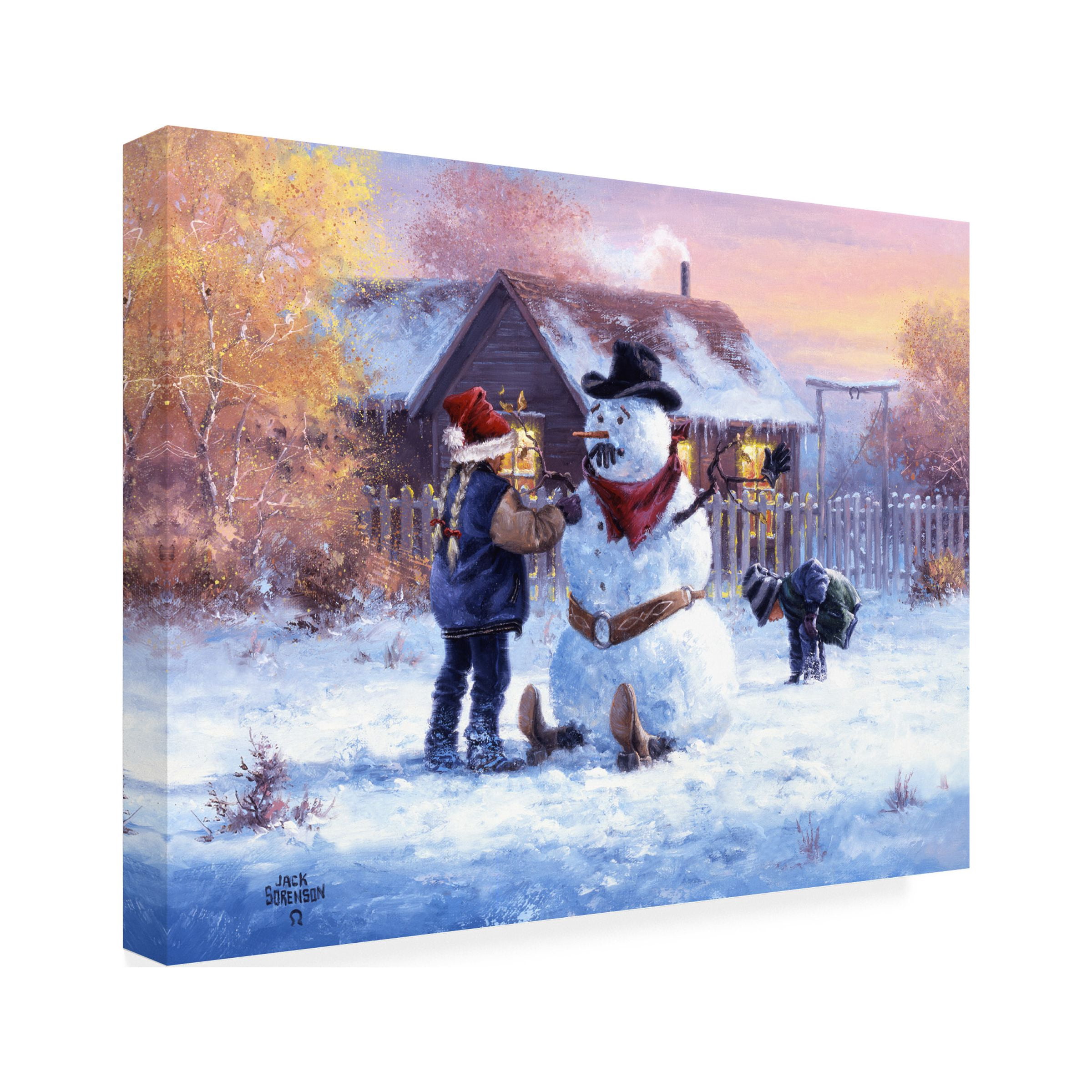 Jack Sorenson 'Gonna Be in Trouble' Canvas Art