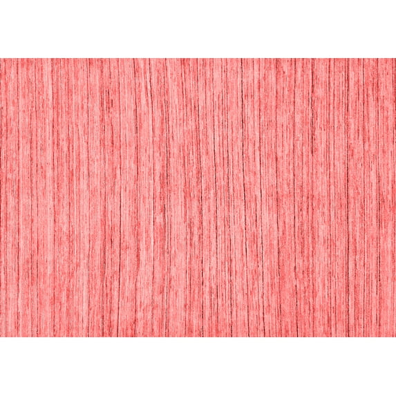 Ahgly Company Indoor Rectangle Solid Red Modern Area Rugs, 4' x 6'
