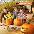 thumbnail image 4 of Gintenco Pumpkin Carving Tool & Kit, with Stainless Steel Molds, Decorating Kit 16pcs, 4 of 7