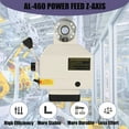 thumbnail image 4 of Power Feed Z-Axis for Milling Machine 450 in-lb Torque, 0-200RPM Table Milling Machine Power Feed 110V,for Bridgeport and Other Knee Type Mills with a 5/8" Diameter Shaft on the End, 4 of 5