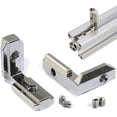 thumbnail image 2 of 80Pcs T Slot L-Shape Interior Inside Corner Connector Joint Bracket for Aluminum Extrusion Profile 2020 Series Slot 6mm, 2 of 6