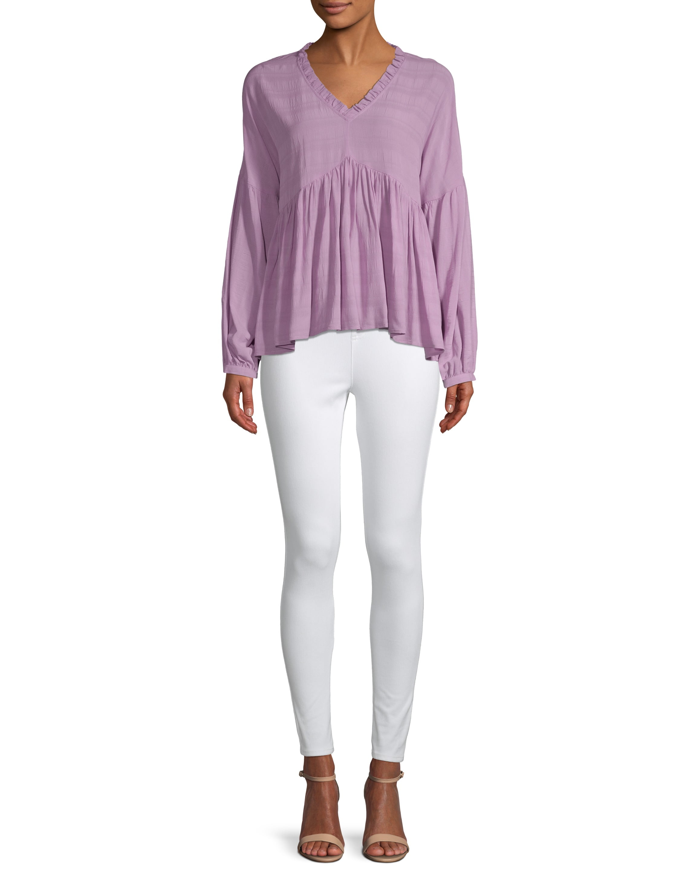 time and tru peasant top