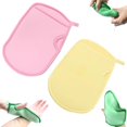 thumbnail image 1 of Esponja de Baño Exfoliante 3D XINYU Suave y Reutilizable para Adultos y Niños 2PCS-G, 1 of 6