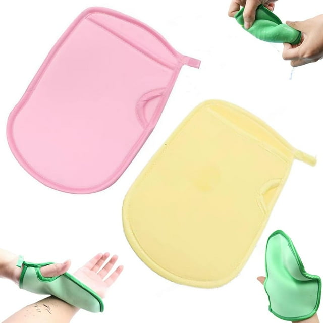 Esponja de Baño Exfoliante 3D XINYU Suave y Reutilizable para Adultos y Niños 2PCS-G