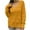 Yellow, variant on Aoochasliy Womens Sweaters Pullover Clearance Trendy Autumn Winter Solid Love Heart Hollow Out V-Neck Pullover Tops