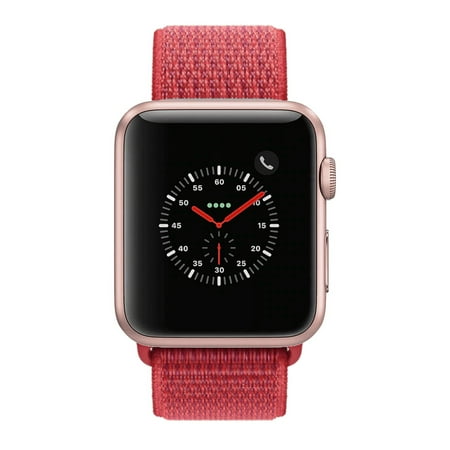 Apple Watch Series 2 - 38mm, WiFi - Rose Gold with Red Sport Loop - Scratch & Dent