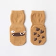 thumbnail image 4 of B91xZ Unisex Low Cut Socks Non Slip Grip Socks Half Cushion Crew Socks,Orange 1-3 Years, 4 of 5