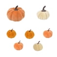 thumbnail image 2 of 7 calabazas artificiales de terciopelo para decoración, calabazas de imitación de espuma para bodas, fiestas, otoño, granja, accesorios fotográficos Estilo F, 2 of 8