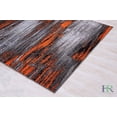 thumbnail image 5 of Handcraft Rugs - Fluorecent Orange/Grey/Silver/Black/Abstract Contemporary Modern Design Brushed Colors Area Rug, 5 of 9
