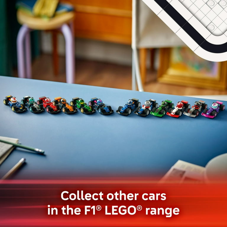 LEGO F1 Collectible Race Cars - Limited Edition Model Car Building Kit - Mystery Box for Fans of Formula 1 and Kids, Boys, and Girls, Ages 6+ - Collectible Gift Idea - 71049
