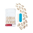 thumbnail image 3 of KISS Gel Fantasy Allure Press on Nails, MoonBeam, Beige, Medium Coffin, 28 Count, 3 of 10