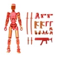 thumbnail image 4 of Robot móvil multiarticulado Lucky-13 impreso en 3D, Robot cambiaformas móvil, juguete mecánico de cuerpo completo para niños y adultos, 4 of 5